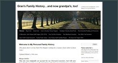 Desktop Screenshot of gransfamilyhistory.com