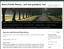 Tablet Screenshot of gransfamilyhistory.com